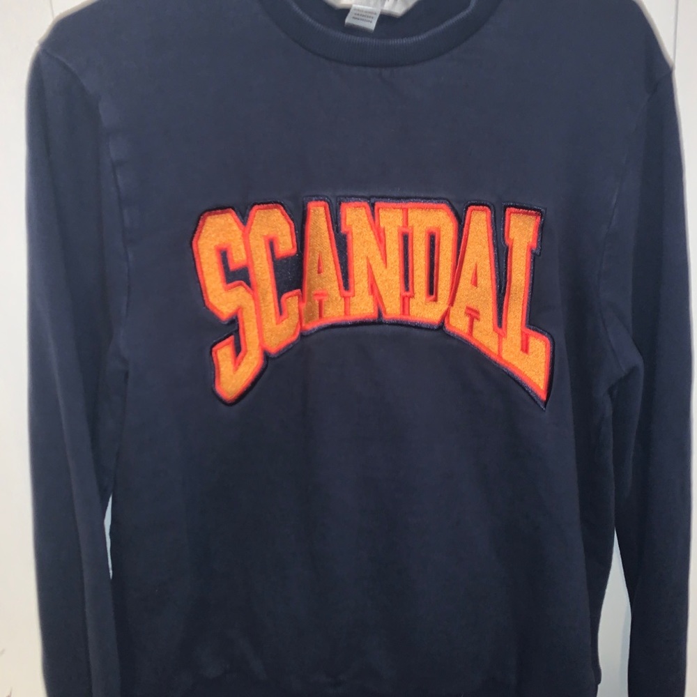 Eleven Paris navy Scandal crewneck